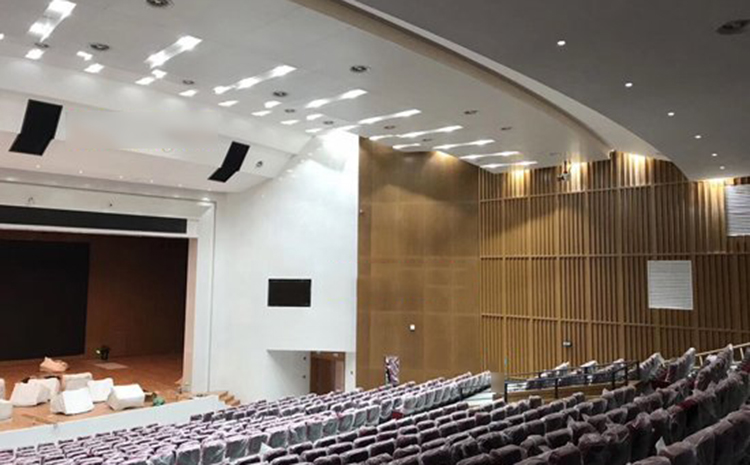 青海西寧會展中心吸音板工程